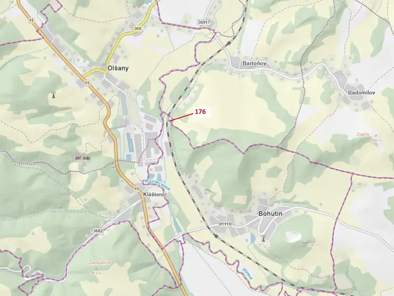 Dražba lesa 692 m², Bohutín – náhled fotky 1