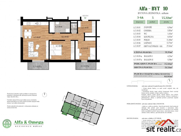 Квартира 3+kk на продаж, 84 м² (5 з 10)