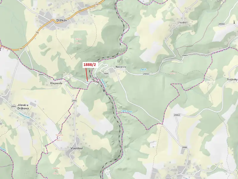 Dražba louky 155 m², Držkov – náhled fotky 1