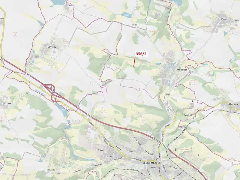 Dražba lesa 1164 m², Velké Meziříčí – náhled fotky 1