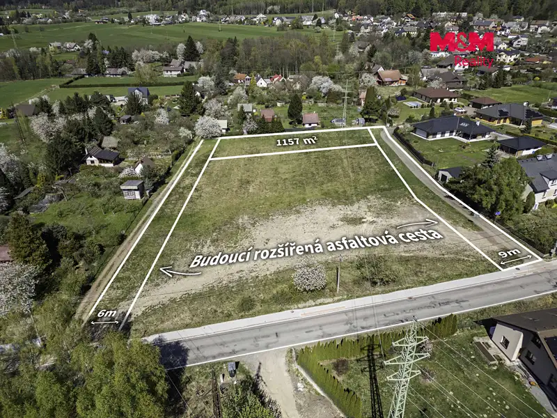 Prodej stavebního pozemku 1157 m², Kramolna – náhled fotky 3