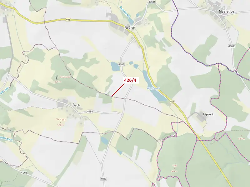 Dražba lesa 26 m², Volfířov – náhled fotky 1