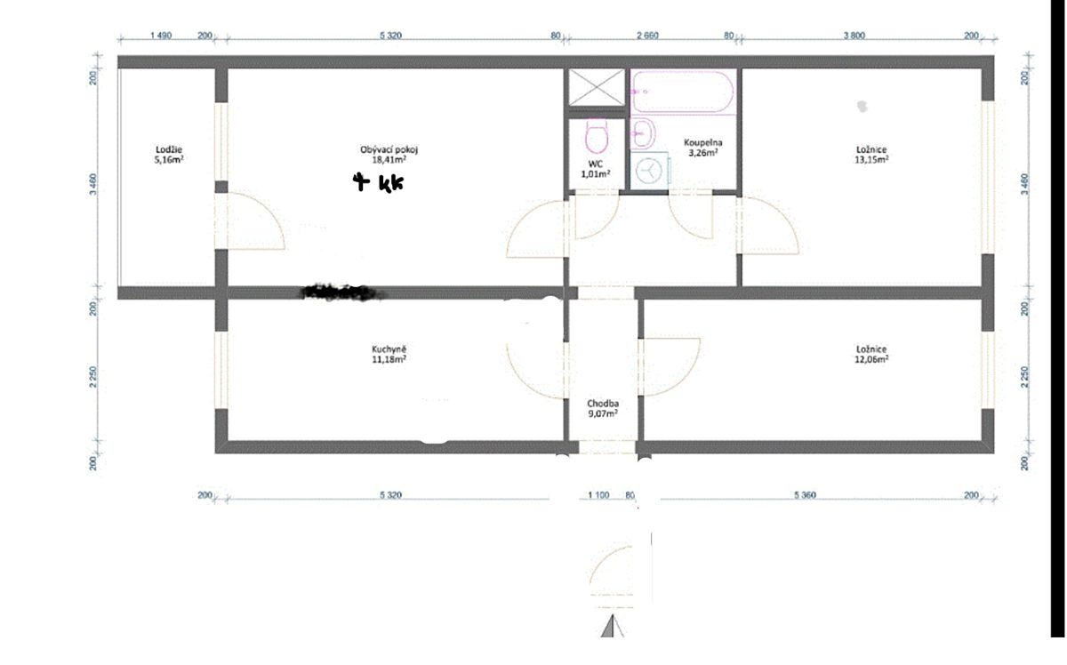 Prodej bytu 4+kk 72 m² – fotografie 2