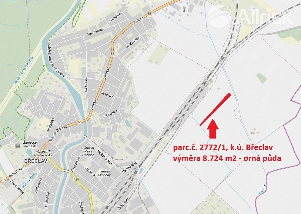 Prodej pole 8724 m²