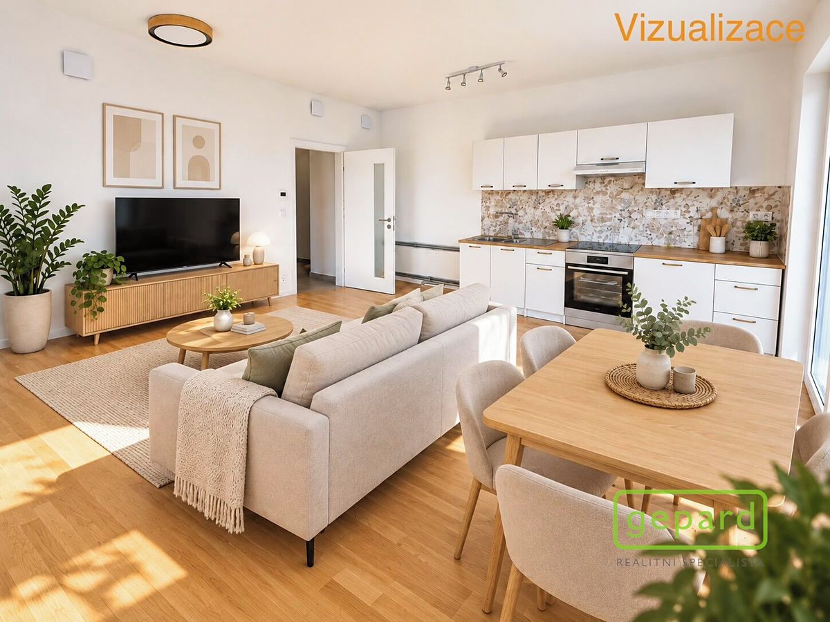 Pronájem bytu 2+kk 62 m²