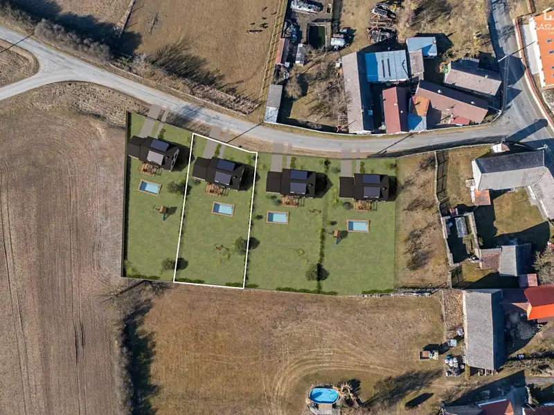 Prodej stavebního pozemku 1003 m², Kozlovice – náhled fotky 1