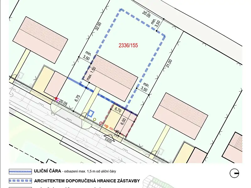 Prodej stavebního pozemku 629 m², Oslavany – náhled fotky 3