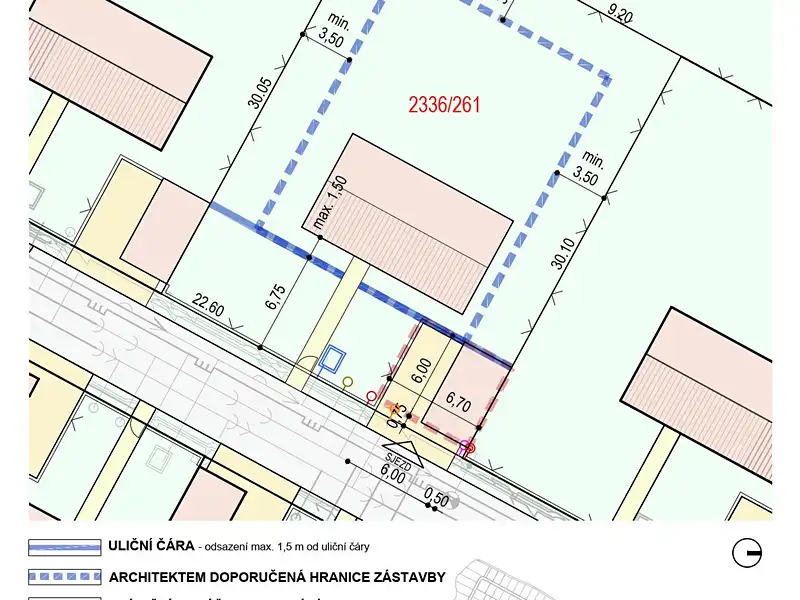 Prodej stavebního pozemku 675 m², Oslavany – náhled fotky 2
