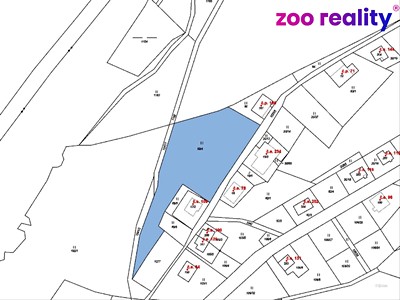 Prodej  stavebního pozemku 2 835 m²