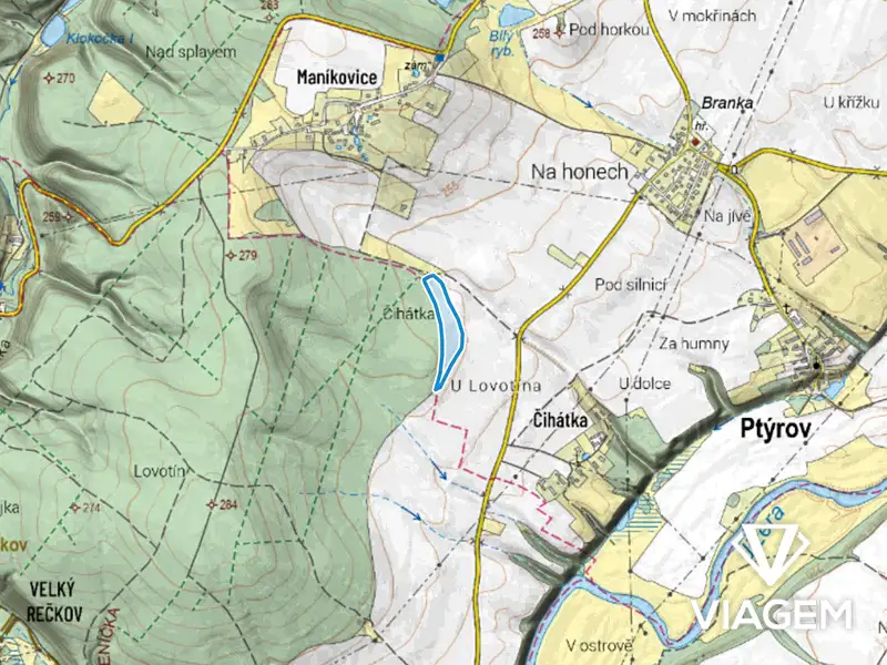 Prodej pole 18996 m², Ptýrov – náhled fotky 3