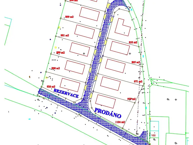 Prodej stavebního pozemku 805 m², Dříteč – náhled fotky 1
