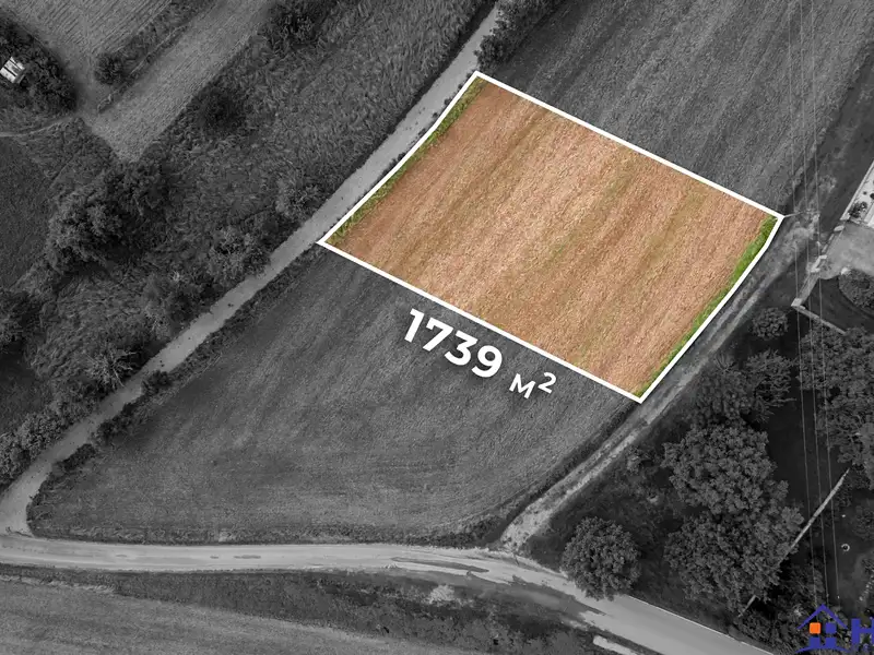 Prodej stavebního pozemku 1739 m², Vonoklasy – náhled fotky 3