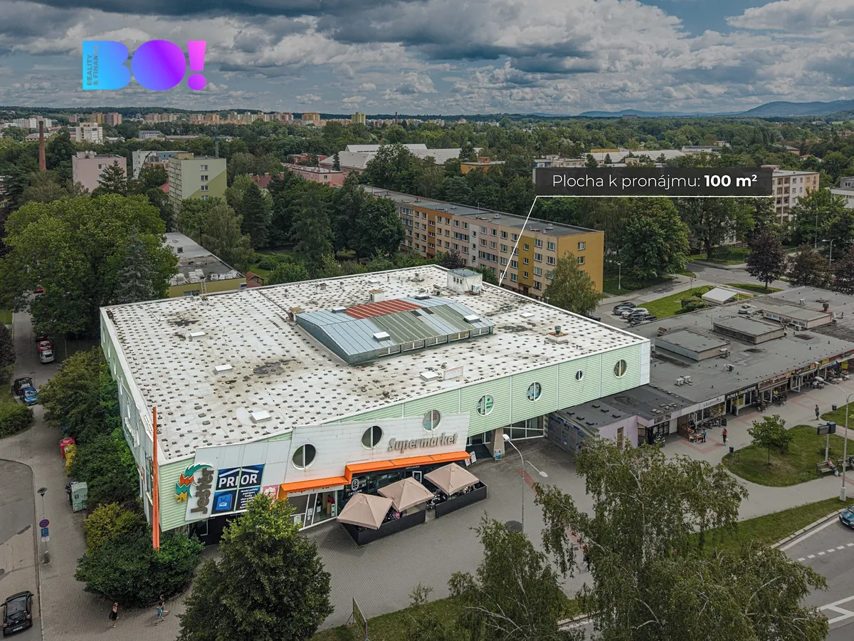 Pronájem obchodního prostoru 100 m²