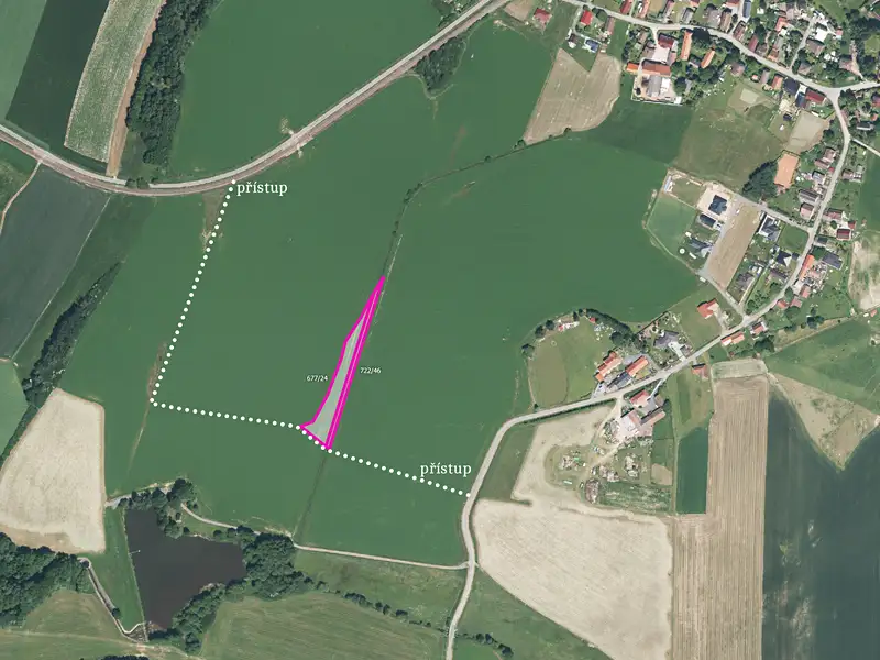 Prodej pole 3569 m², Příkosice – náhled fotky 1
