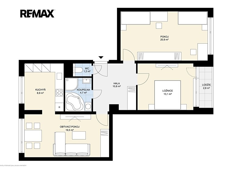 Wohnung 3+1 zum Kauf, 83 m² (9 von 25)