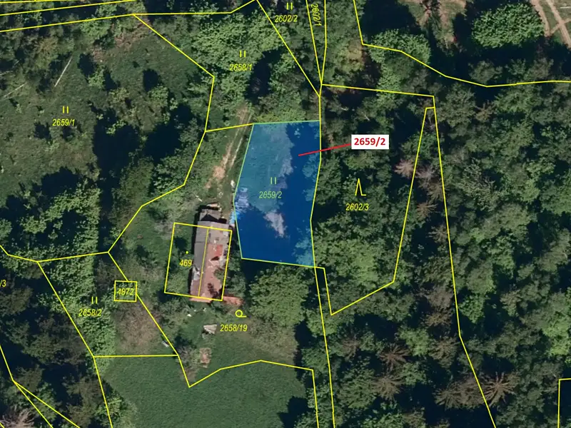 Dražba louky 614 m², Valašská Bystřice – náhled fotky 2