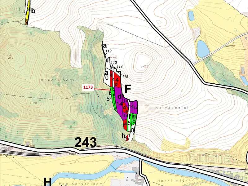 Dražba lesa 1726 m², Vladislav – náhled fotky 3