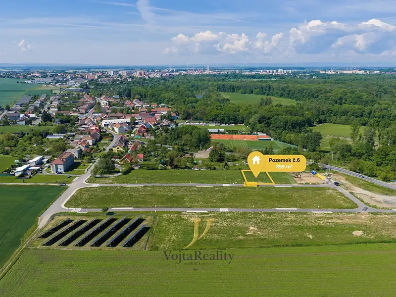 Prodej stavebního pozemku 859 m², Přerov – náhled fotky 2