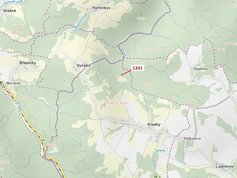Dražba lesa 183 m², Kladky – náhled fotky 1