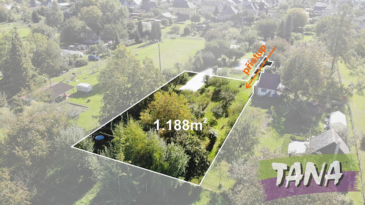 Prodej stavebního pozemku 1188 m², Turnov – fotka 1 z 3