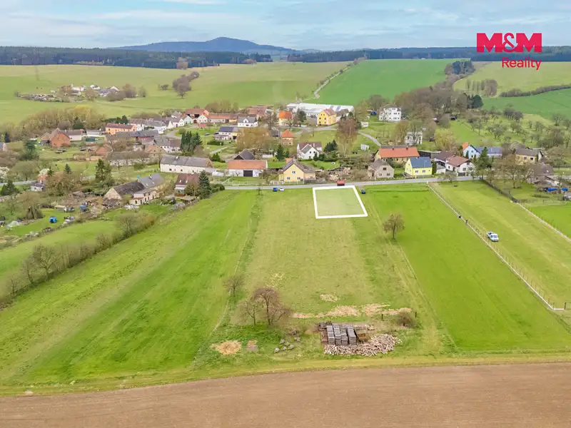 Prodej stavebního pozemku 1040 m², Horní Kozolupy – náhled fotky 2