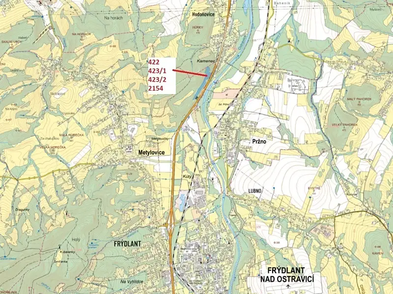 Dražba lesa 49039 m², Metylovice – náhled fotky 1
