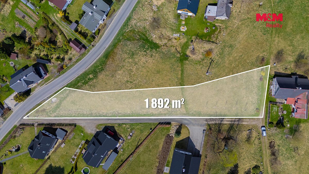 Prodej stavebního pozemku 1892 m², Lučany nad Nisou – fotka 1 z 3
