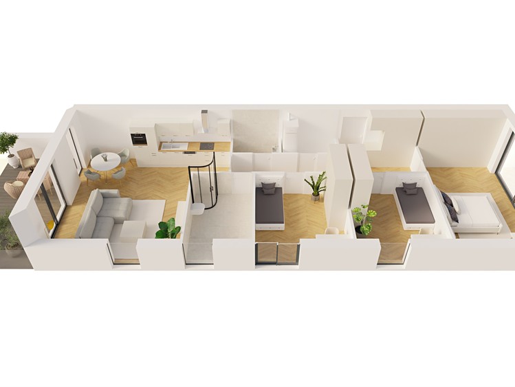Wohnung 4+kk zur Miete, 101 m² (30 von 31)