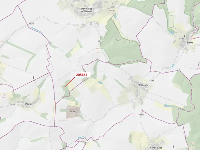 Dražba lesa 168 m², Pavlovice u Přerova – náhled fotky 1