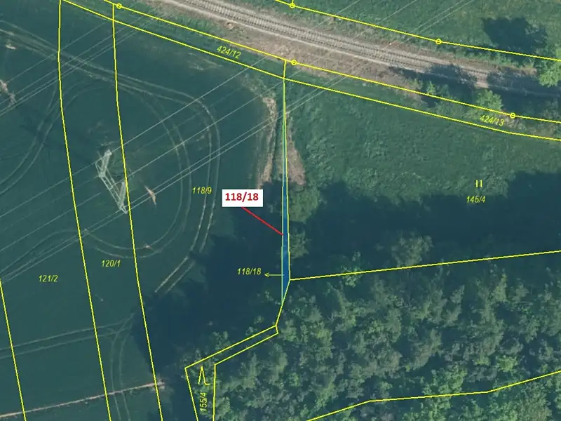 Dražba pole 46 m², Nerestce – náhled fotky 2