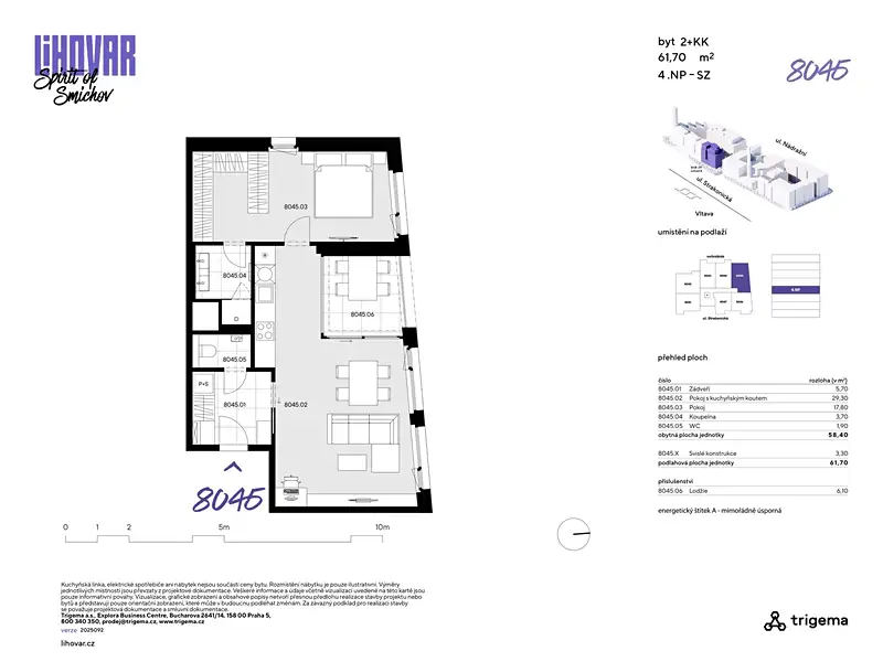 Prodej bytu 2+kk 58 m², Praha – náhled fotky 3