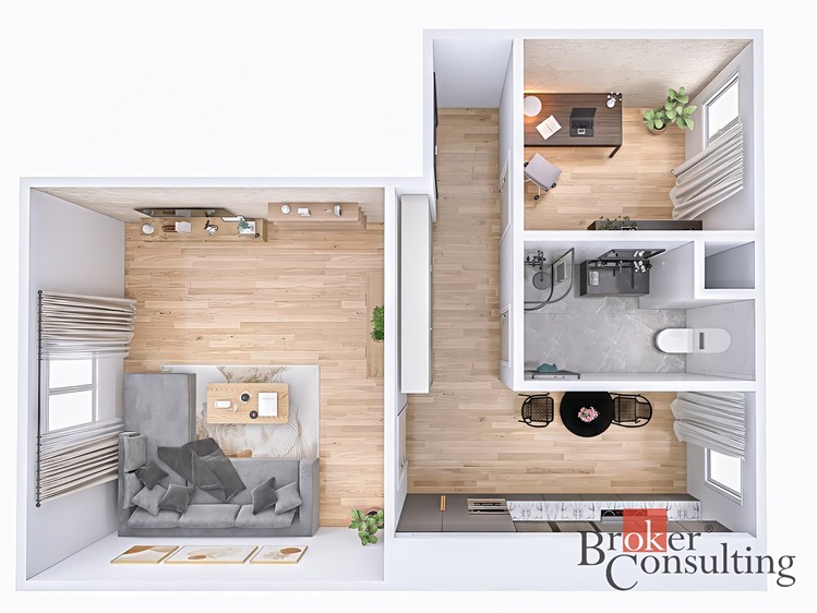 Wohnung 2+1 zum Kauf, 49 m² (1 von 17)