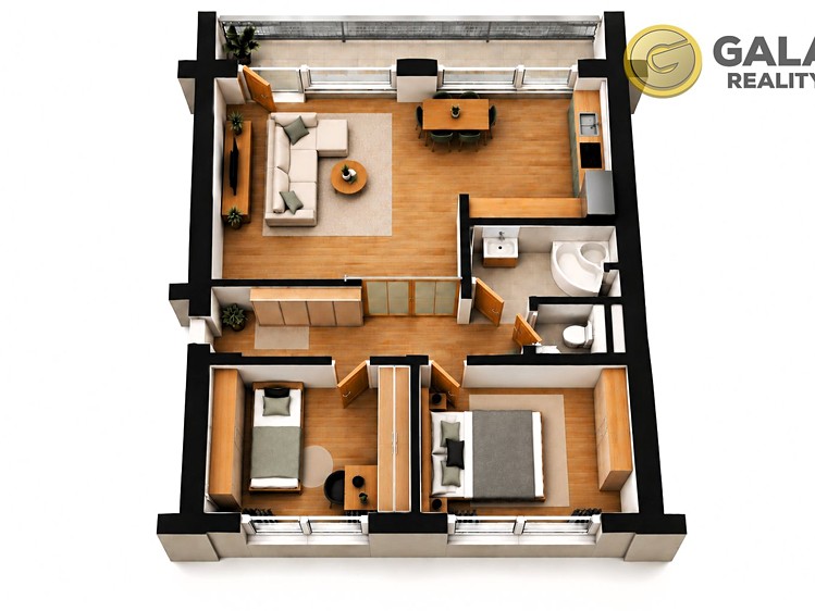 Wohnung 3+1 zum Kauf, 61 m² (16 von 18)