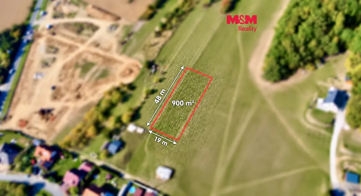 Prodej stavebního pozemku 900 m²