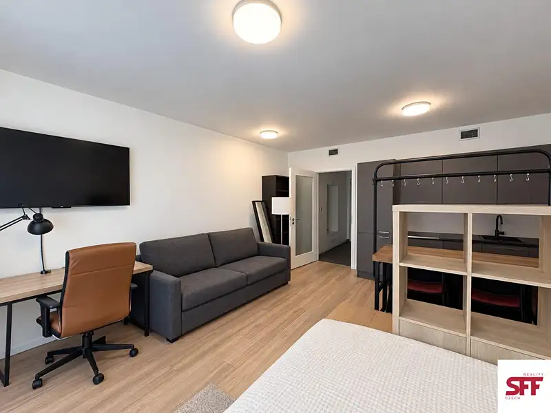 Pronájem bytu 1+kk 36 m², Praha – náhled fotky 1
