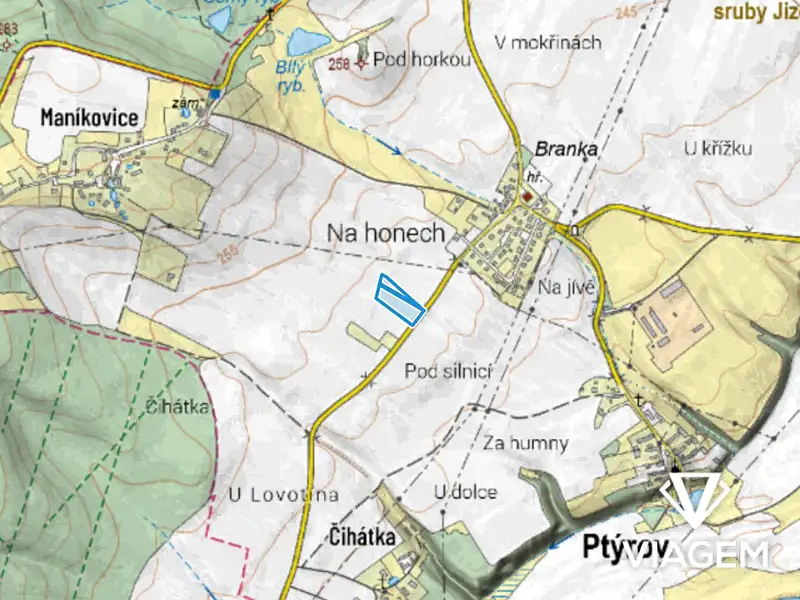 Prodej pole 7944 m², Ptýrov – náhled fotky 3