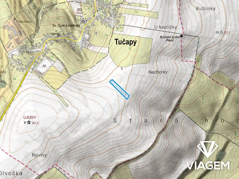 Prodej pole 3680 m², Tučapy – náhled fotky 3