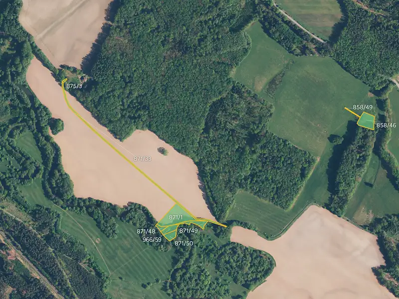 Prodej pole 16940 m², Borohrádek – náhled fotky 2