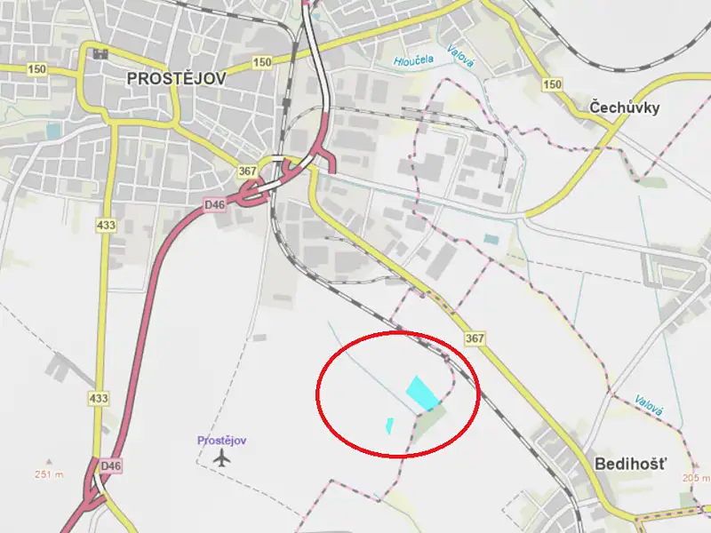 Prodej pole 36814 m², Prostějov – náhled fotky 1