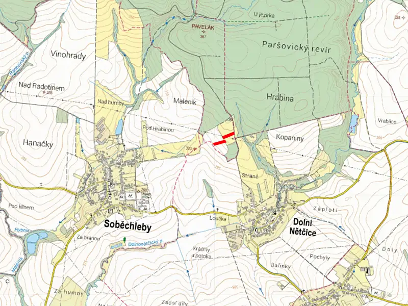 Prodej pole 3700 m², Týn nad Bečvou – náhled fotky 2