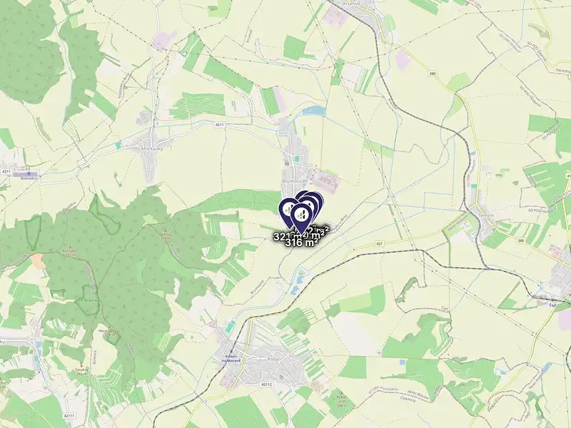 Prodej pole 2021 m², Brumovice – náhled fotky 3