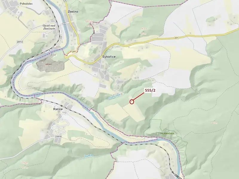 Dražba lesa 28 m², Sýkořice – náhled fotky 1