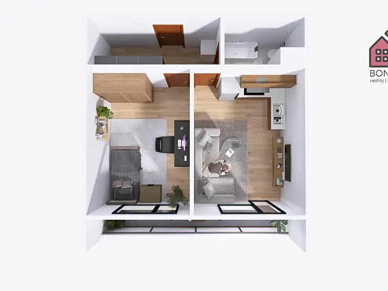 Prodej bytu 2+kk 35 m², Litoměřice – náhled fotky 2