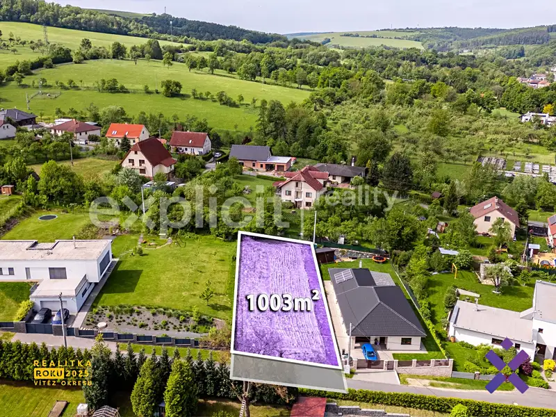 Prodej stavebního pozemku 1003 m², Březnice – náhled fotky 3