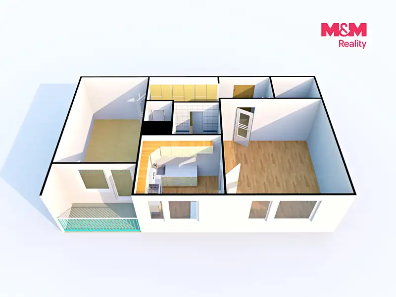 Prodej bytu 2+1 52 m², Česká Lípa – náhled fotky 2