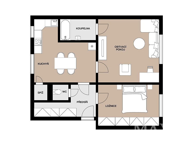 Квартира 2+1 на продаж, 72 м² (9 з 15)