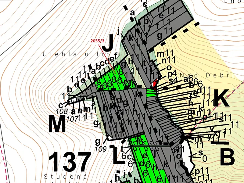 Dražba lesa 449 m², Pavlovice u Přerova – náhled fotky 3