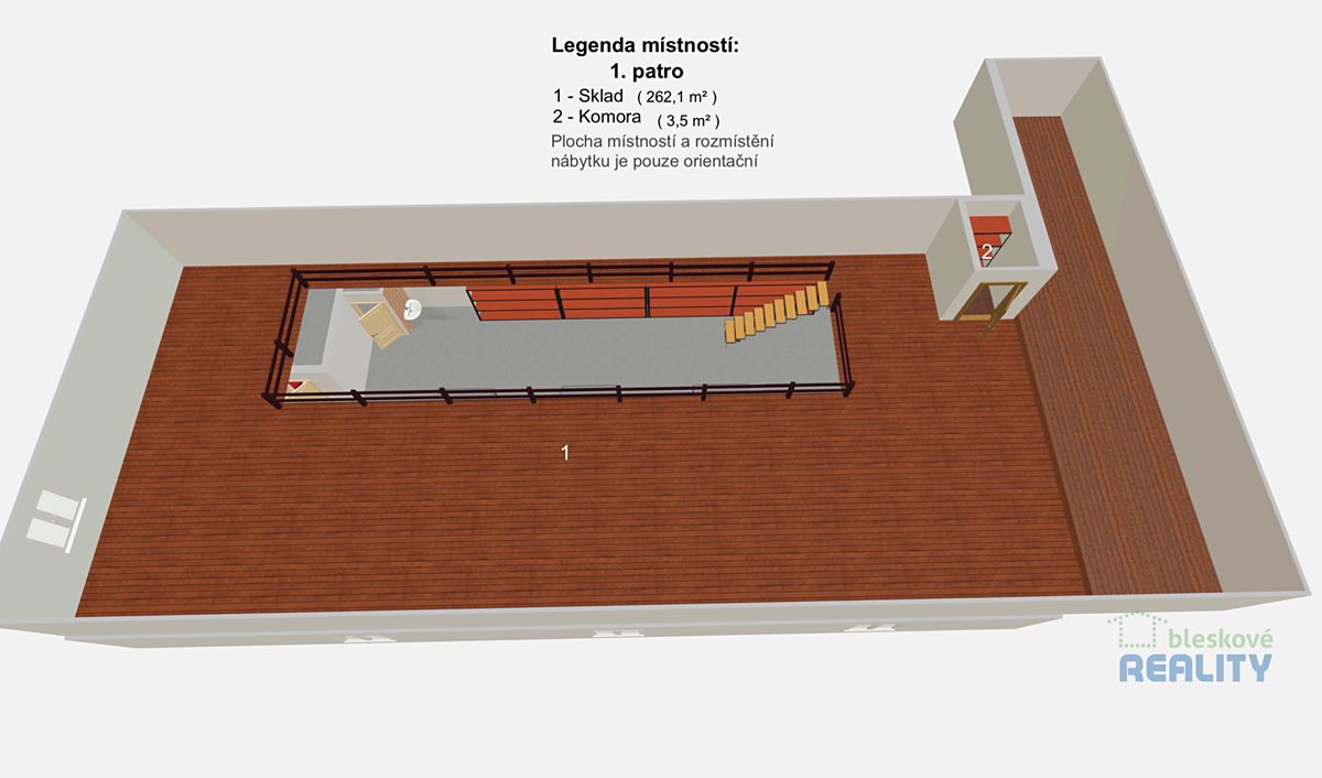 Pronájem výrobní haly, prostoru 525 m² – fotografie 4