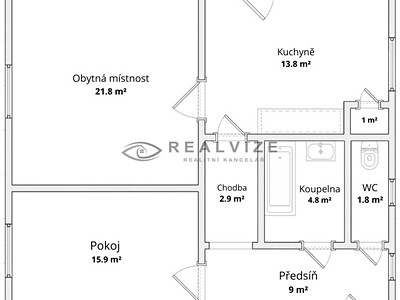 Prodej bytu 2+1, 65 m² (3 z 17)