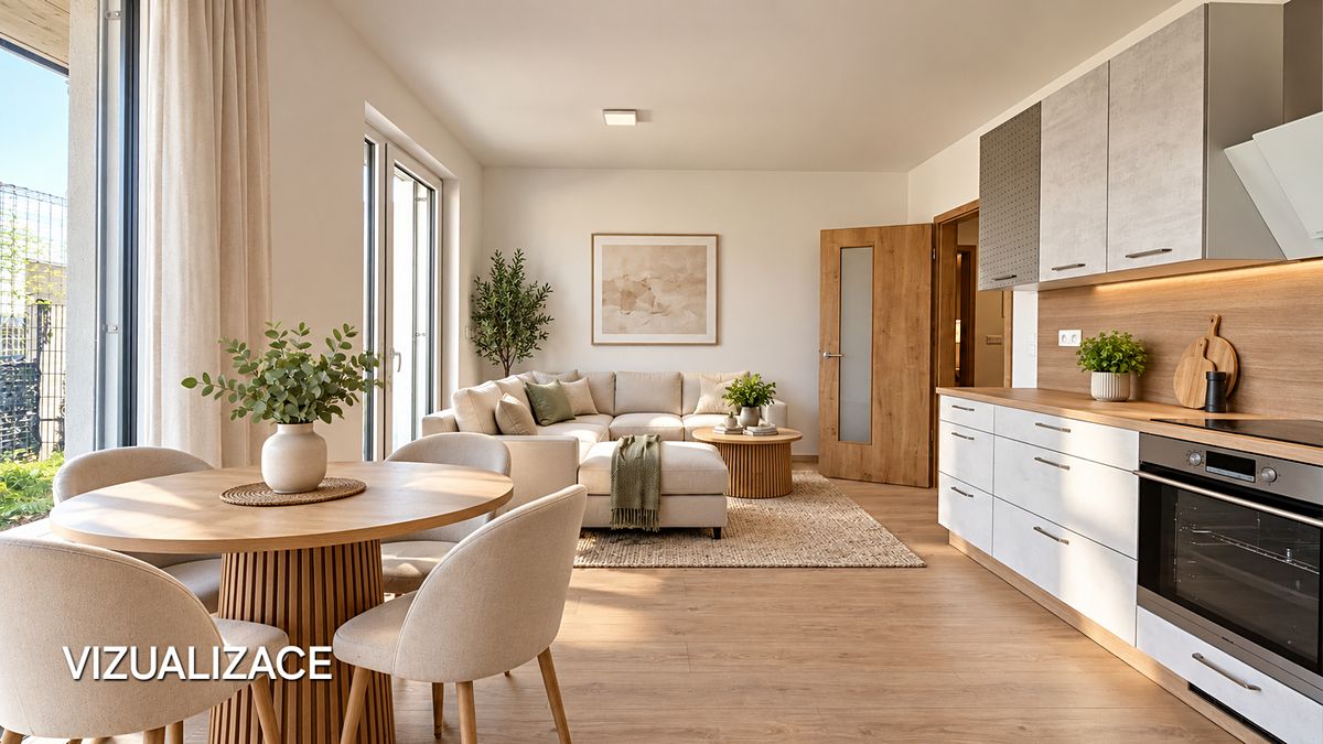 Pronájem bytu 2+kk 43 m²